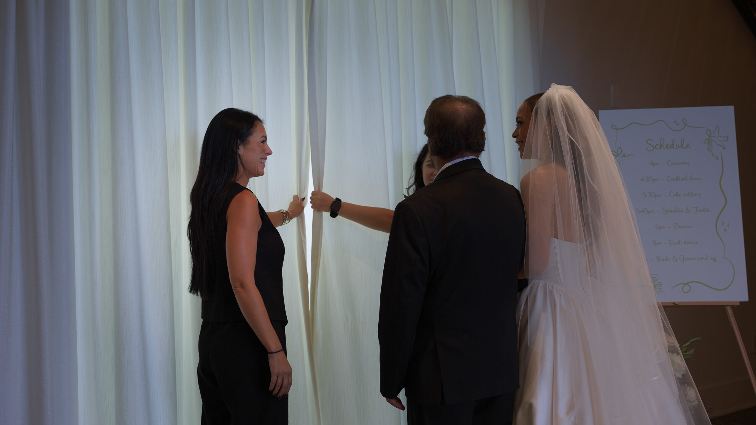 Christine, a wedding coordinator.